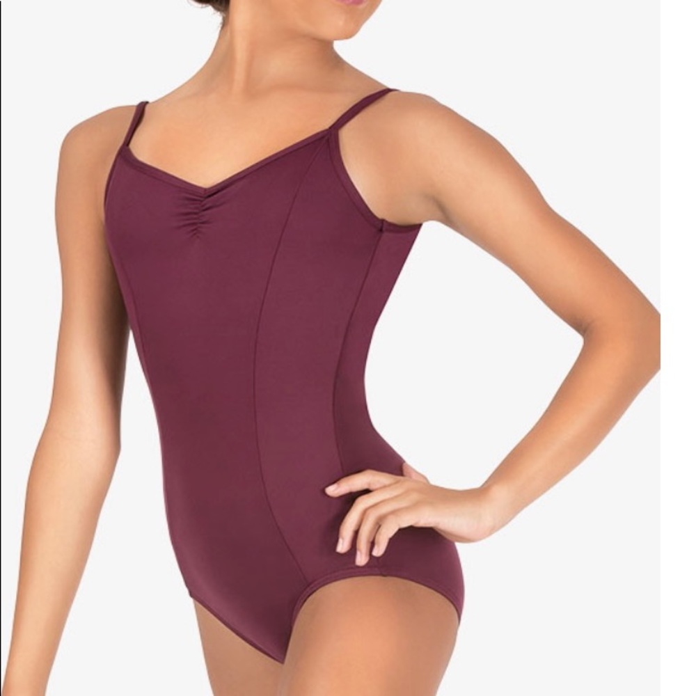 BalTogs Womens Pinch Front Compression Leotard